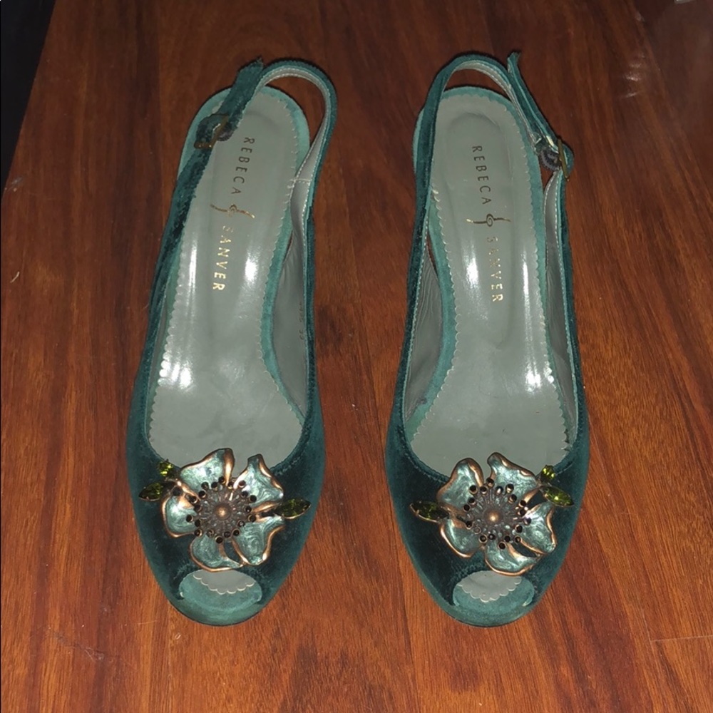 Rebeca Sanver velvet/suede shoes